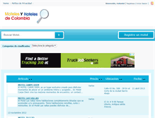 Tablet Screenshot of motelescolombia.com